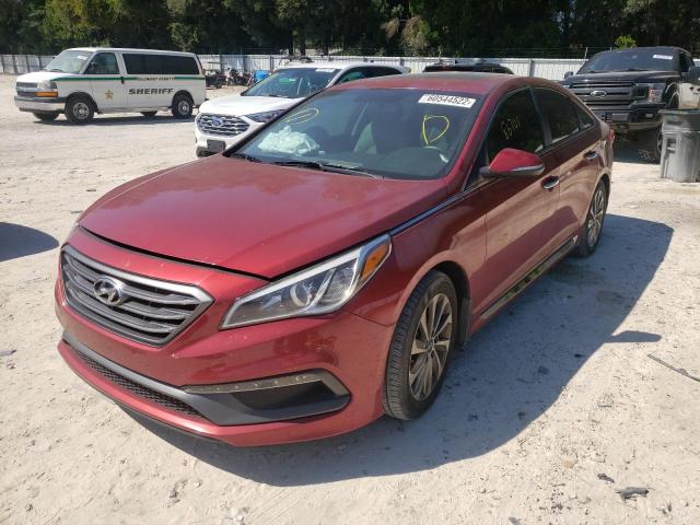 Photo 2 from auction – 2016 HYUNDAI SONATA SPO with VIN 5NPE34AF4GH379976