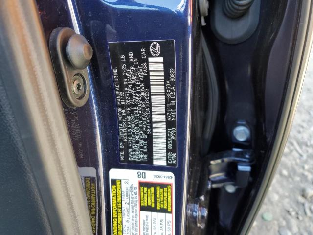 Photo 10 from auction – 2022 LEXUS ES 300H BA with VIN 58AEA1C13NU020633