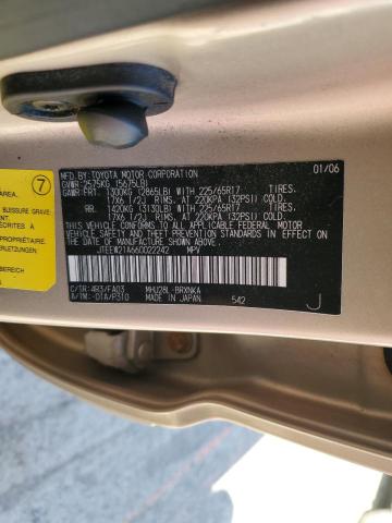 Photo 10 from auction – 2006 TOYOTA HIGHLANDER with VIN JTEEW21A660022242