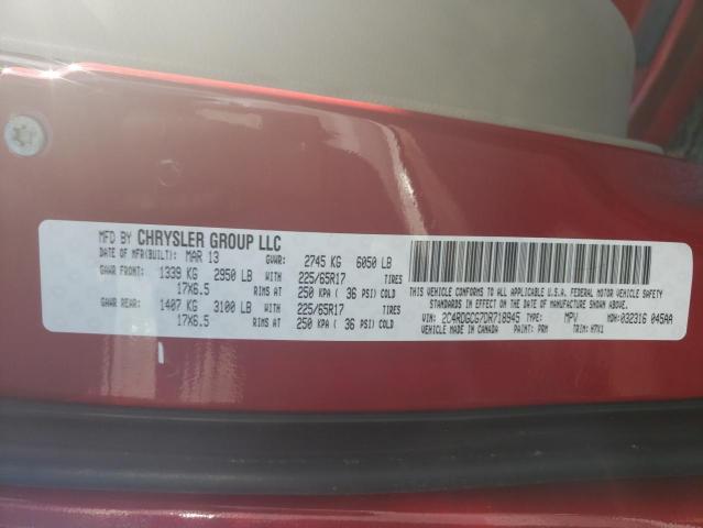 Photo 10 from auction – 2013 DODGE GRAND CARA with VIN 2C4RDGCG7DR718945
