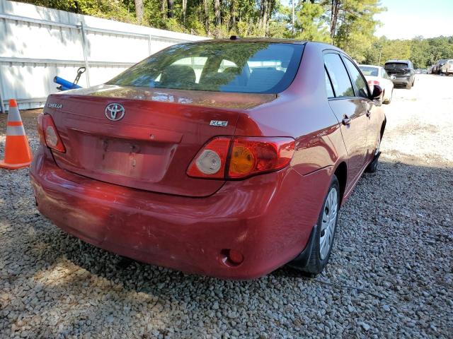 Photo 4 from auction – 2009 TOYOTA COROLLA BA with VIN JTDBL40E299086570