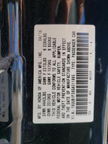 Photo 10 from auction – 2016 ACURA TLX TECH with VIN 19UUB1F56GA011885