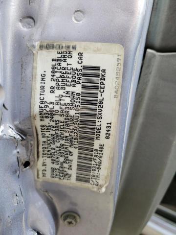 Photo 10 from auction – 1997 TOYOTA CAMRY CE with VIN 4T1BG22K2VU105150