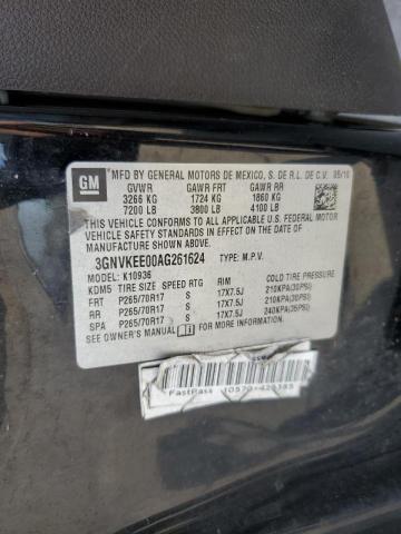 Photo 10 from auction – 2010 CHEVROLET AVALANCHE with VIN 3GNVKEE00AG261624
