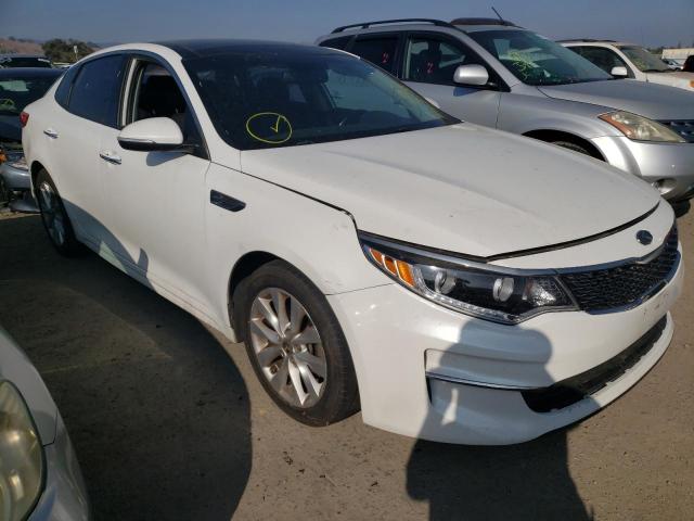KIA OPTIMA EX 2016 with VIN 5XXGU4L32GG086002 - Photo from auction