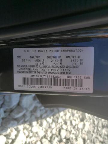 Photo 10 from auction – 2014 MAZDA 3 TOURING with VIN JM1BM1L71E1182031