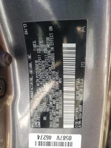 Photo 10 from auction – 2013 TOYOTA SIENNA XLE with VIN 5TDDK3DCXDS062994