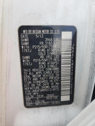 Photo 10 from auction – 2013 NISSAN JUKE S with VIN JN8AF5MR9DT214972
