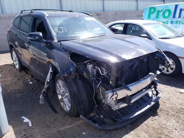 TOYOTA HIGHLANDER 2021 with VIN 5TDDZRBH9MS096566 - Photo from auction