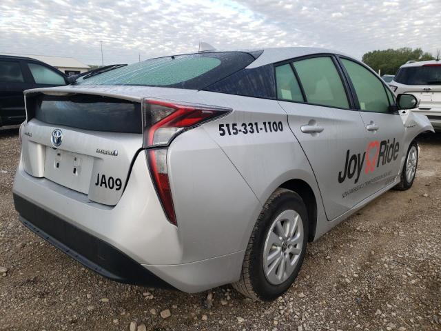 Photo 4 from auction – 2017 TOYOTA PRIUS with VIN JTDKBRFU9H3541379