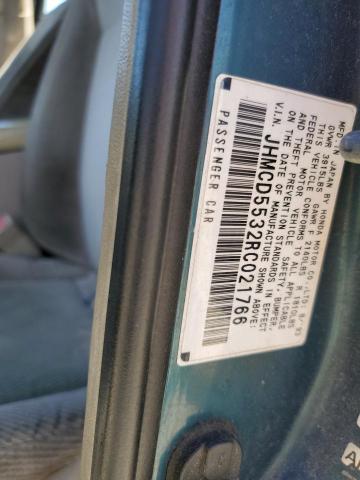Photo 10 from auction – 1994 HONDA ACCORD LX with VIN JHMCD5532RC021766