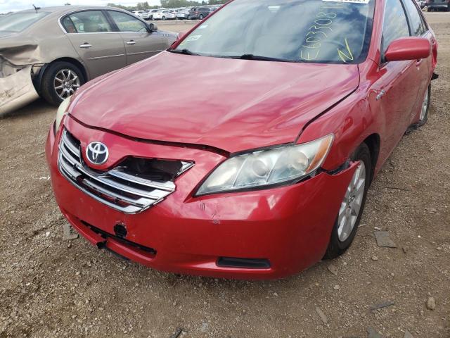 Photo 9 from auction – 2009 TOYOTA CAMRY with VIN 4T1BB46K99U076594
