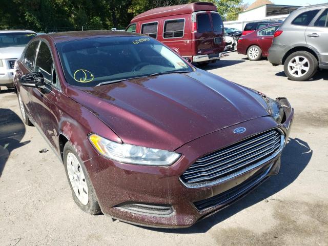 FORD FUSION S 2013 with VIN 3FA6P0G74DR212310 - Photo from auction
