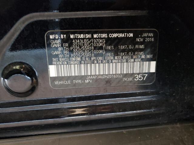 Photo 10 from auction – 2017 MITSUBISHI OUTLANDER with VIN JA4AP3AU2HZ016303