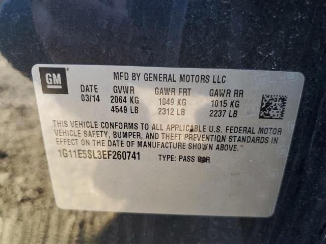 Photo 10 from auction – 2014 CHEVROLET MALIBU 2LT with VIN 1G11E5SL3EF260741