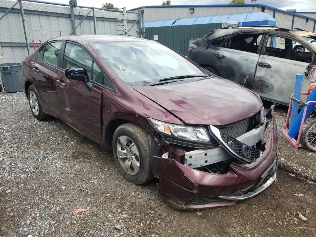 HONDA CIVIC LX 2015 with VIN 19XFB2F56FE706487 - Photo from auction
