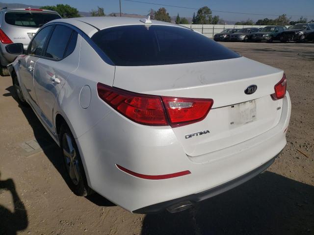 Photo 3 from auction – 2014 KIA OPTIMA LX with VIN 5XXGM4A75EG345942