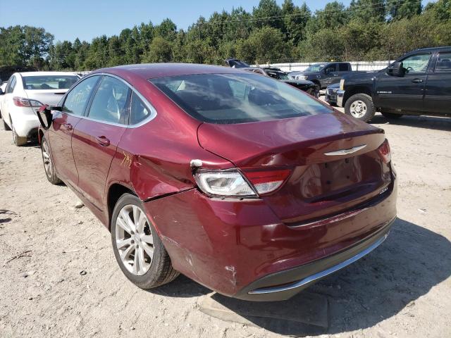 Photo 3 from auction – 2015 CHRYSLER 200 LIMITE with VIN 1C3CCCAB8FN633254