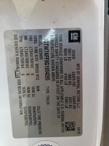 Photo 10 from auction – 2016 GMC SAVANA G25 with VIN 1GTW7AFF8G1904285