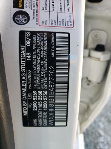 Photo 10 from auction – 2014 MERCEDES-BENZ E 350 4MAT with VIN WDDHF8JB1EA877202