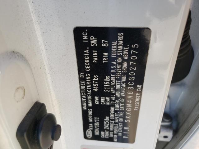 Фото 10 с аукциона – 2012 KIA OPTIMA EX с VIN 5XXGN4A63CG027075