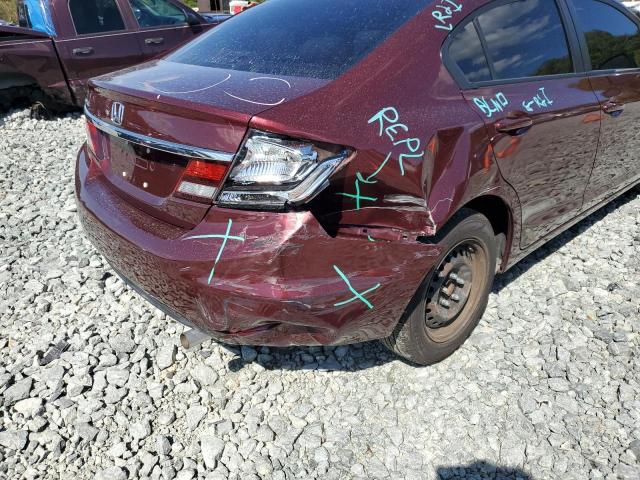 Photo 9 from auction – 2013 HONDA CIVIC LX with VIN 19XFB2F55DE061568