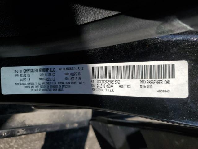 Photo 10 from auction – 2015 CHRYSLER 200 S with VIN 1C3CCCBG2FN515761