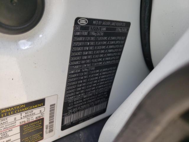 Photo 10 from auction – 2018 LAND ROVER RANGE ROVE with VIN SALYL2RX6JA714922