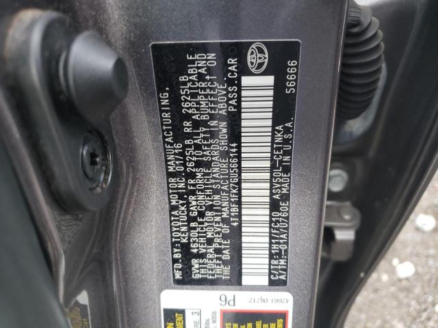 Photo 10 from auction – 2016 TOYOTA CAMRY LE with VIN 4T1BF1FK7GU566144