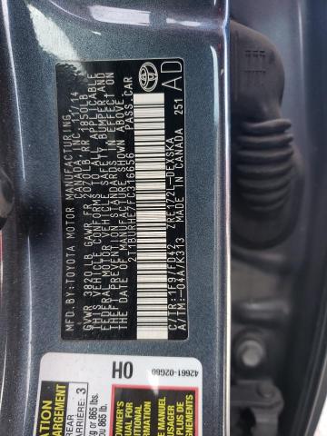 Photo 10 from auction – 2015 TOYOTA COROLLA L with VIN 2T1BURHE7FC316656