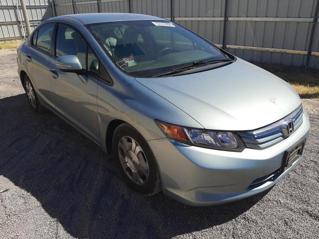 Photo 1 from auction – 2012 HONDA CIVIC HYBR with VIN JHMFB4F20CS005467