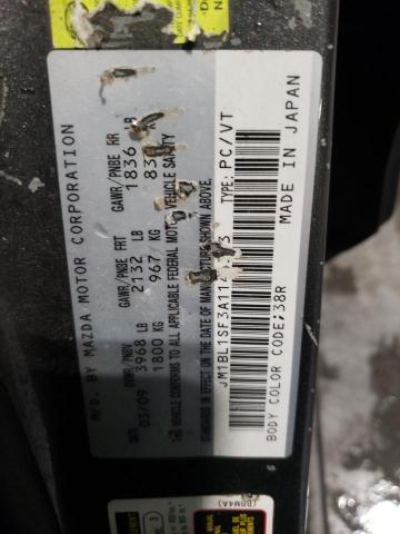 Photo 10 from auction – 2010 MAZDA 3 I with VIN JM1BL1SF3A1144323