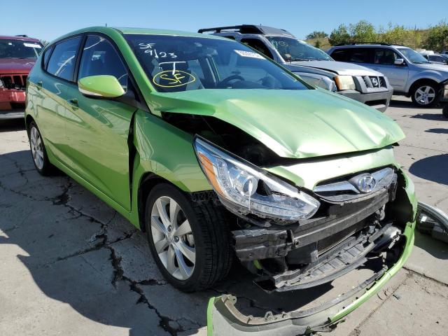 HYUNDAI ACCENT GLS 2014 with VIN KMHCU5AE8EU196628 - Photo from auction