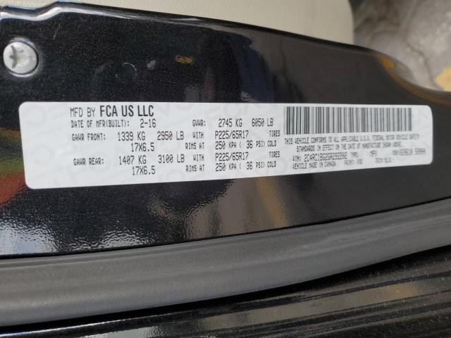 Photo 10 from auction – 2016 CHRYSLER TOWN & COU with VIN 2C4RC1BG2GR292202