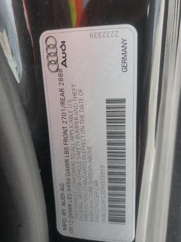 Photo 10 from auction – 2013 AUDI A7 PRESTIG with VIN WAU2GAFC3DN003959