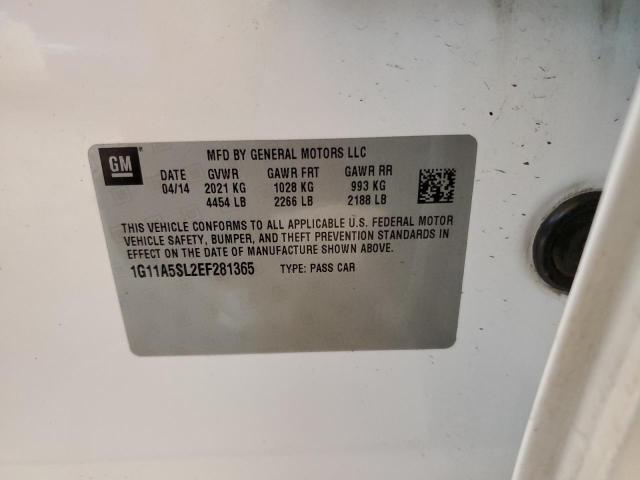 Photo 10 from auction – 2014 CHEVROLET MALIBU with VIN 1G11A5SL2EF281365