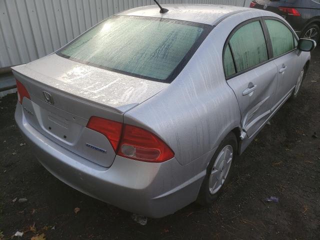 Photo 4 from auction – 2007 HONDA CIVIC HYBR with VIN JHMFA36287S012122