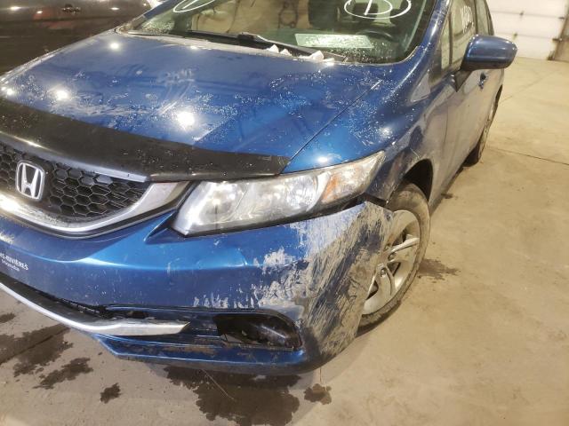 Photo 9 from auction – 2014 HONDA CIVIC LX with VIN 2HGFB2F46EH035396