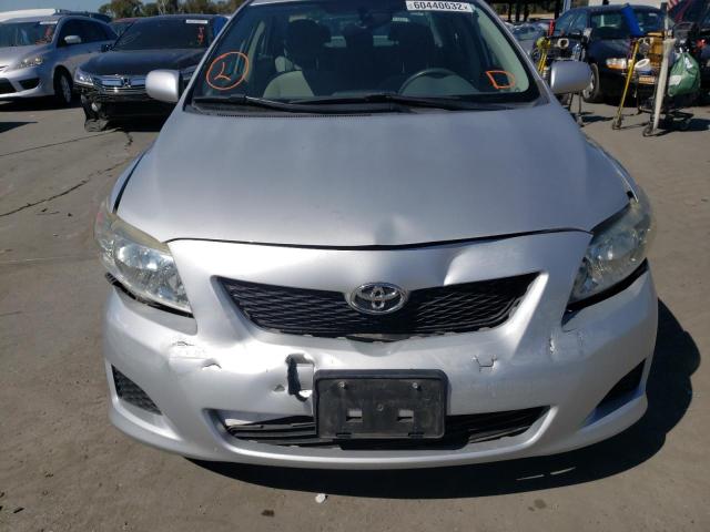 Photo 9 from auction – 2009 TOYOTA COROLLA BA with VIN JTDBL40E099031311