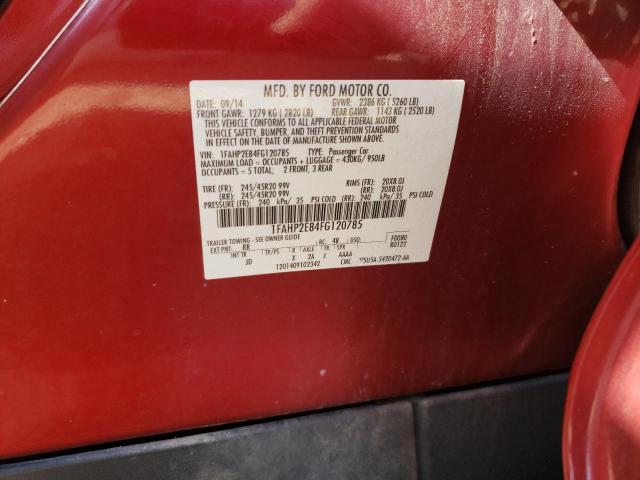 Photo 10 from auction – 2015 FORD TAURUS SEL with VIN 1FAHP2E84FG120785