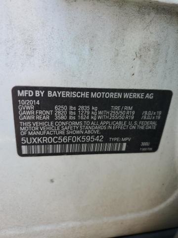 Photo 10 from auction – 2015 BMW X5 XDRIVE3 with VIN 5UXKR0C56F0K59542