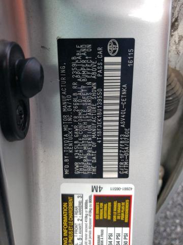 Photo 10 from auction – 2011 TOYOTA CAMRY BASE with VIN 4T1BF3EK1BU139550