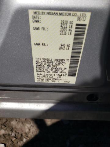 Photo 10 from auction – 2013 NISSAN ALTIMA 2.5 with VIN 1N4AL3AP7DC136497
