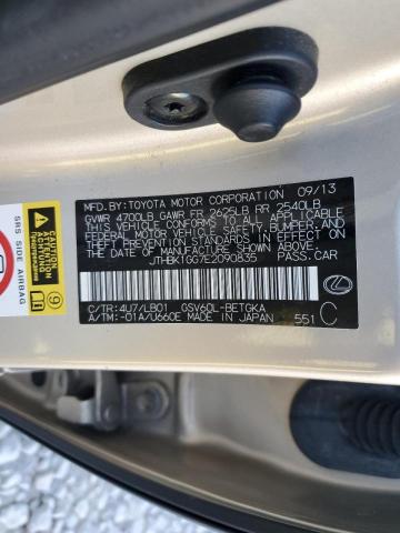 Photo 10 from auction – 2014 LEXUS ES 350 with VIN JTHBK1GG7E2090835