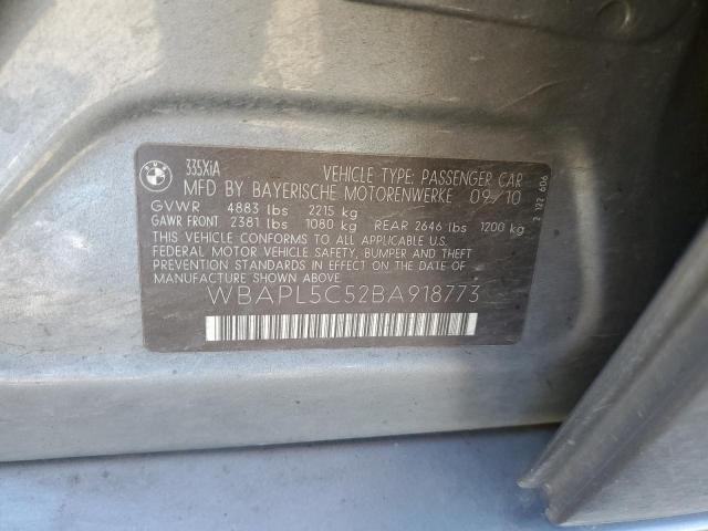 Photo 10 from auction – 2011 BMW 335 XI with VIN WBAPL5C52BA918773