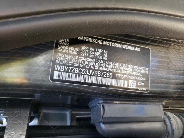Photo 10 from auction – 2018 BMW I3 S REX with VIN WBY7Z8C53JVB87265