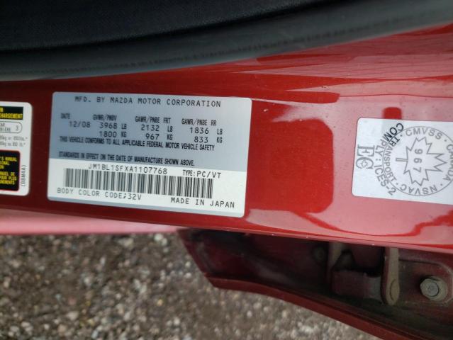 Photo 10 from auction – 2010 MAZDA 3 I with VIN JM1BL1SFXA1107768