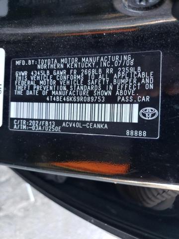 Photo 10 from auction – 2009 TOYOTA CAMRY BASE with VIN 4T4BE46K69R089753