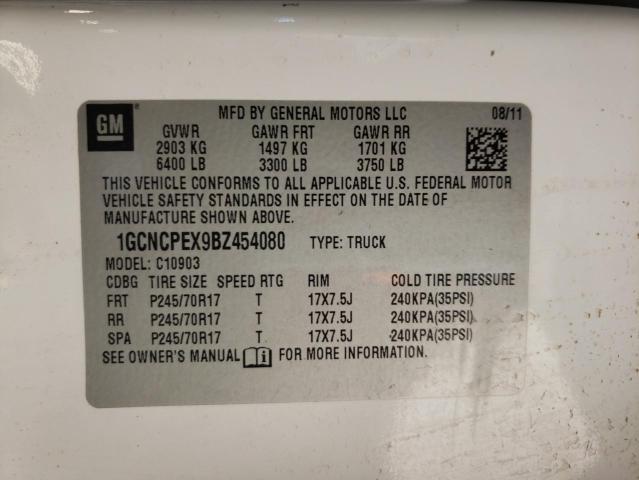 Photo 10 from auction – 2011 CHEVROLET SILVERADO with VIN 1GCNCPEX9BZ454080