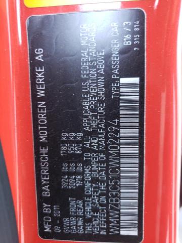Photo 10 from auction – 2012 MINI COOPER COU with VIN WMWZB3C51CWM02294